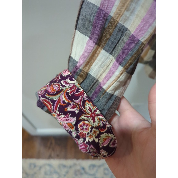 Isabella Sinclair Anthropologie Back Lace Button Down Shirt - Picture 4 of 6